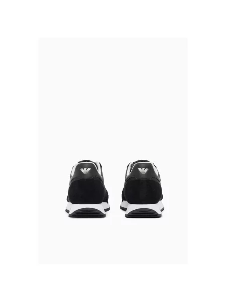 Sneakersy Emporio Armani Ea7 zamszowe czarne