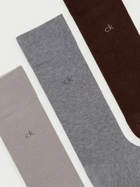 Calvin Klein ponožky pánske s bavlnou hnedá