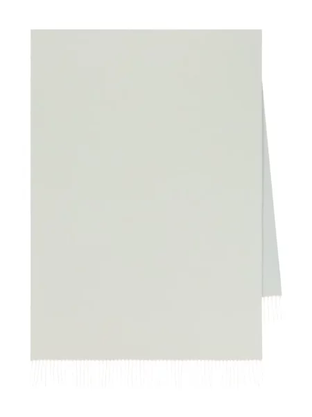 Fular Loro Piana cu franjuri verde