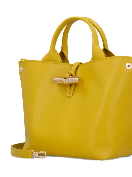 Geantă shopper Longchamp galben