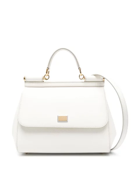 Geantă Dolce & Gabbana Sicily alb