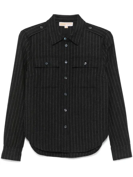 Панталон Michael Michael Kors на райета сиво