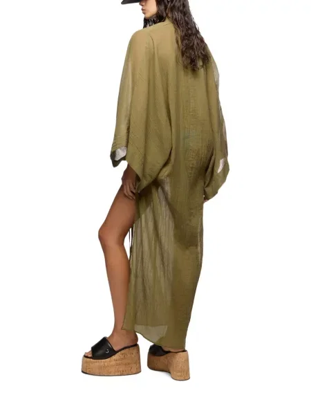 Rochie maxi The Attico verde