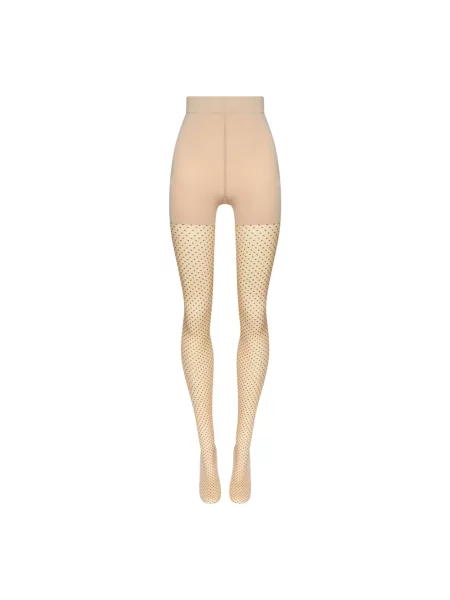 Pończochy Wolford w grochy