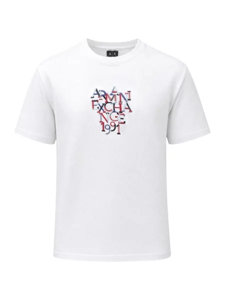 Tricou Eax alb