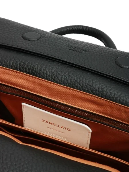 Geanta de piele Zanellato din piele negru