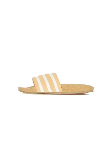 Klapki Adidas beżowe