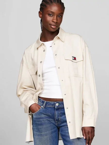 Сорочка Tommy Jeans біла