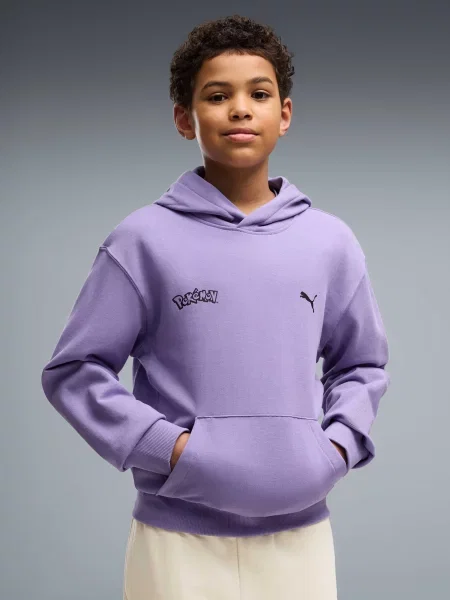 Детское худи Puma фиолетовое