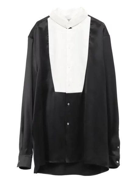 Cămașă Loewe din satin negru