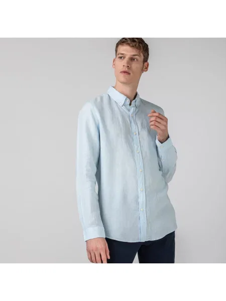 Рубашка Lacoste голубая