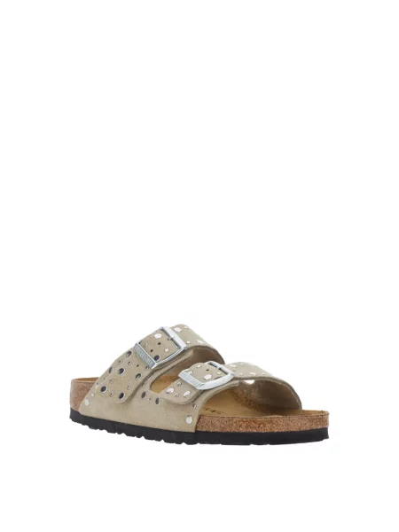 Trampki Birkenstock Arizona Rivets Suede Leather Taupe EUR 38 beżowe
