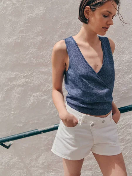 Top Mango Teen granatowy