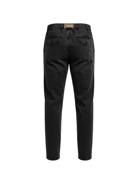 Cu centură pantaloni White Sand conici alb