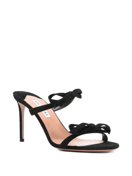 Сандали Aquazzura с панделка черно