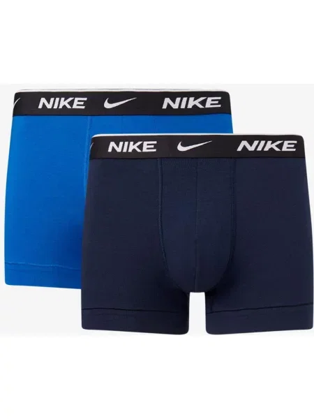 Bokserki Nike Trunk Short granatowe 2 sztuki S niebieskie