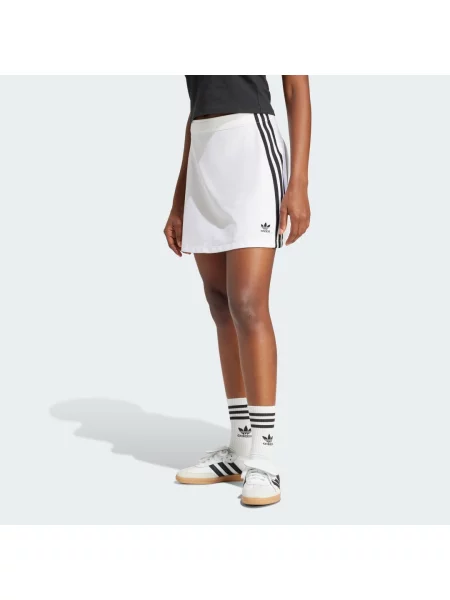 Adidas Spódnica trapezowa adicolor biały