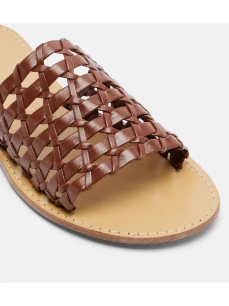 Sandale Souliers Martinez din piele maro