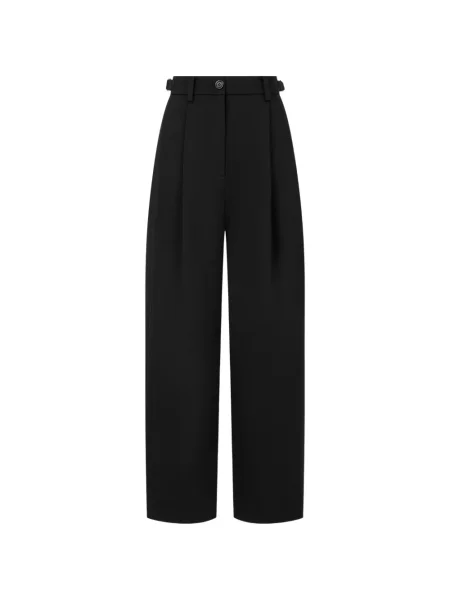 Pantaloni Tomboy plisate negru