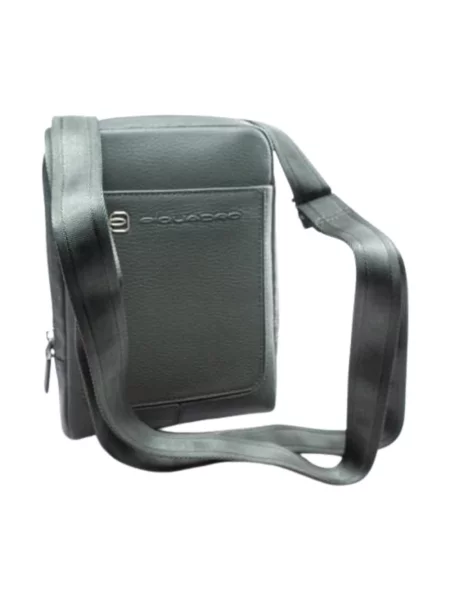 Torba crossbody Piquadro skórzana zielona