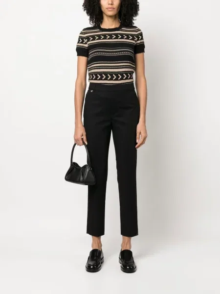 Kelnės Lauren Ralph Lauren apkarpytas juoda