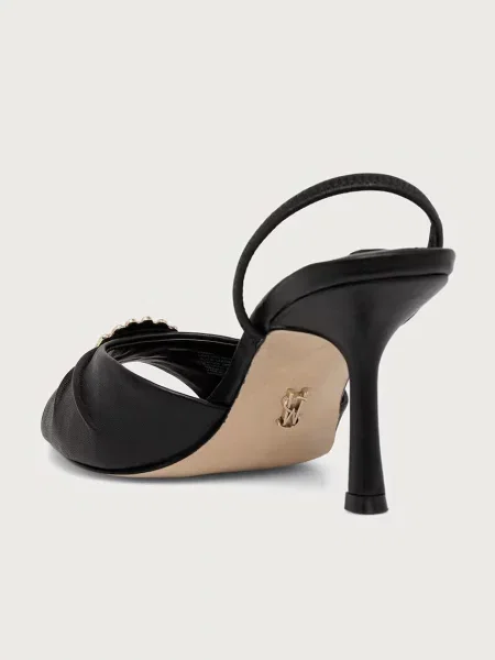 Кожаные босоножки Steve Madden на шпильке