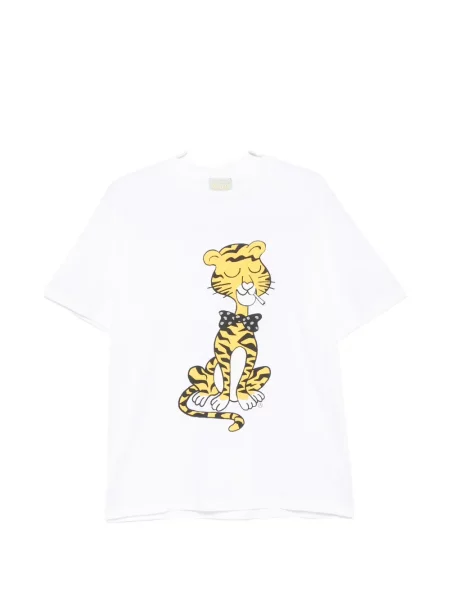 Tricou Aries cu dungi de tigru alb