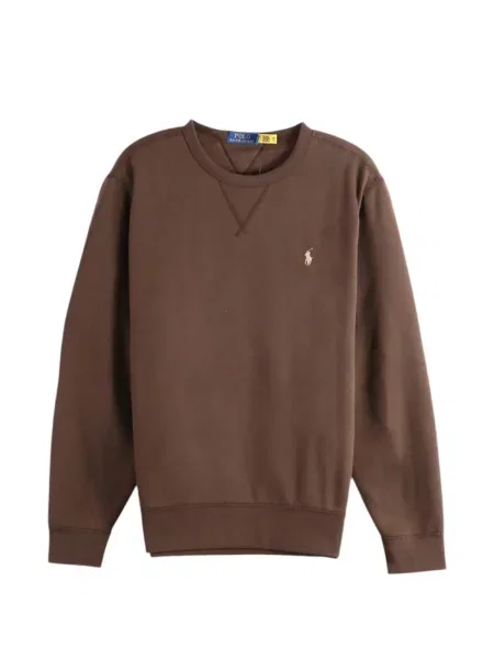 Matlasat vestă Polo Ralph Lauren cu broderie maro