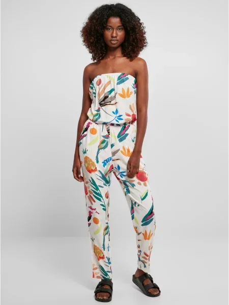 Salopetă Urban Classics alb