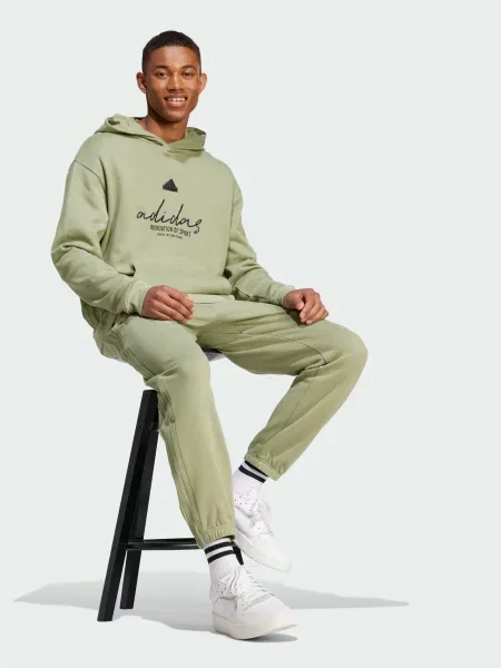 Худи Adidas зеленое