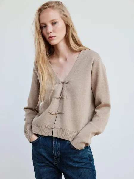 Кардиган MANGO коричневий