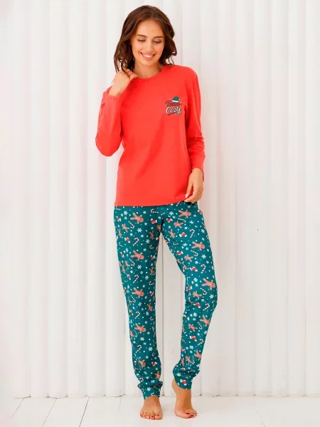 Піжама Leinle помаранчевий