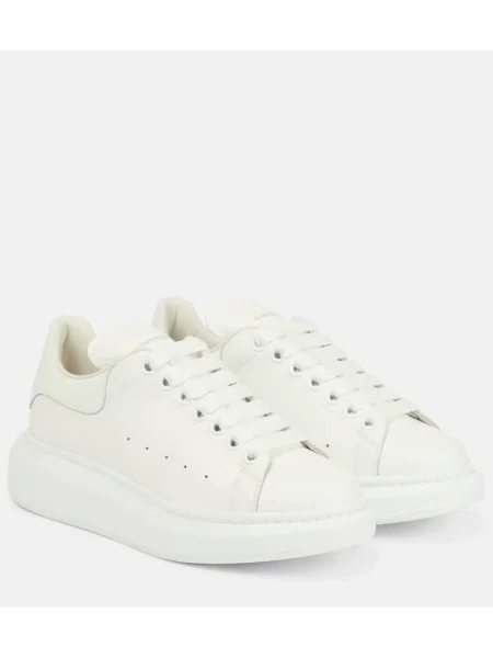 Sneakerși Mcqueen din piele alb