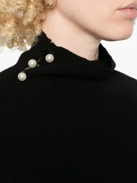 Pulover Liu Jo cu perle negru