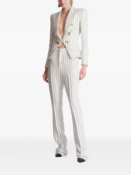 Dungat subțire sacou Balmain alb