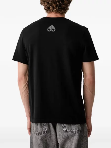 Tricou Moose Knuckles cu imagine negru