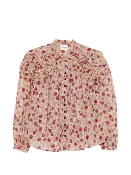 Cămașă Marant Etoile cu model floral cu imagine
