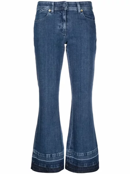 Jeansy dzwony Versace z autografem