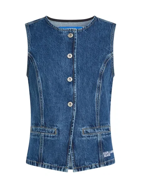 KARL LAGERFELD JEANS Vestă închis albastru