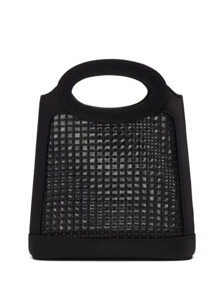 Geantă shopper Malone Souliers plasă negru