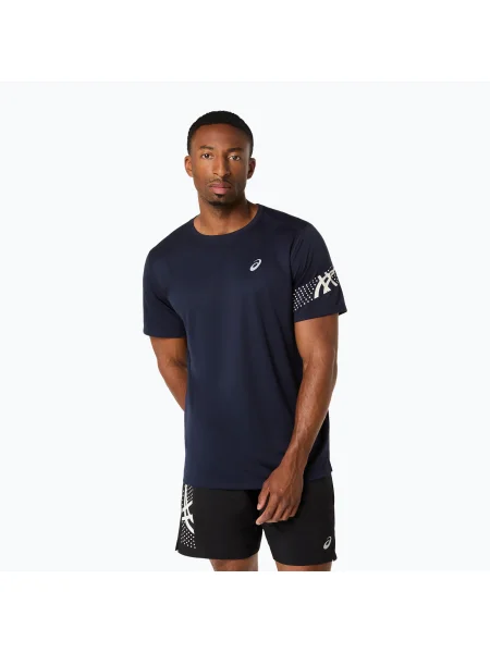 Tricou de alergare pentru bărbați ASICS Icon SS midnight/cream