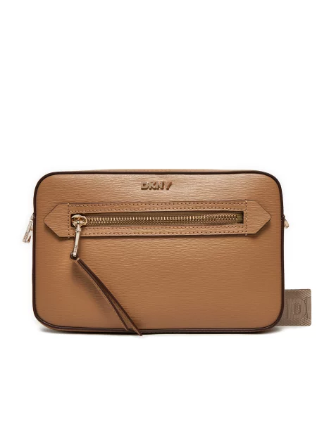 Ročna torba DKNY rjava