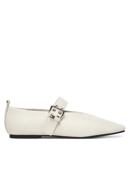 Baleriny Tommy Jeans białe