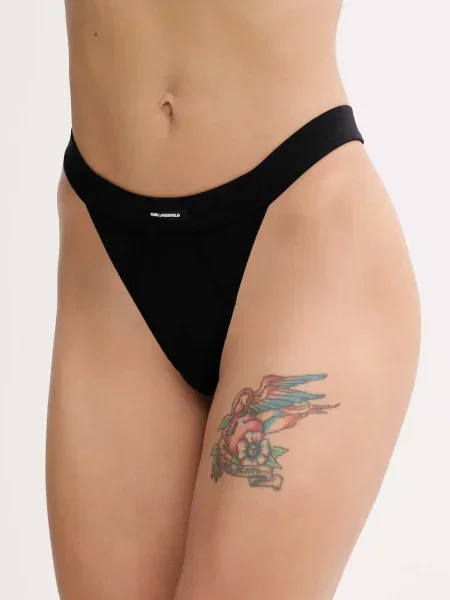 Бикини тип бразилиана Karl Lagerfeld ESSENTIAL черно