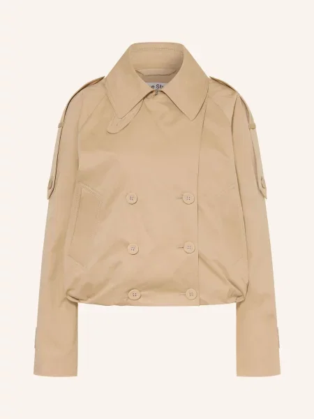 Acne Studios Trenchová Bunda velbloudí