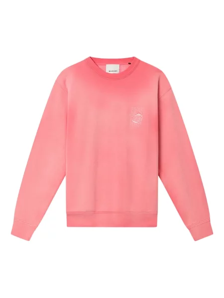 Hanorac Marant cu broderie roz