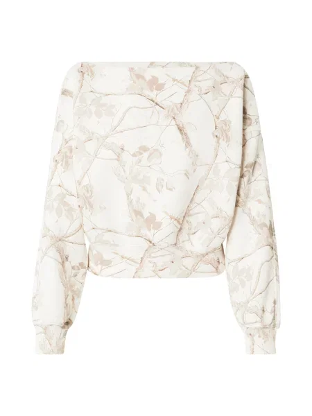 Abercrombie & Fitch Mikina SUNDAY písková světle šedá