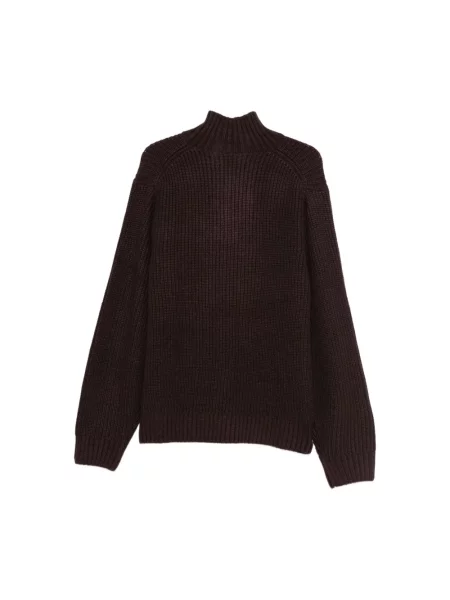 Sweter Carhartt Wip wełniany brązowy