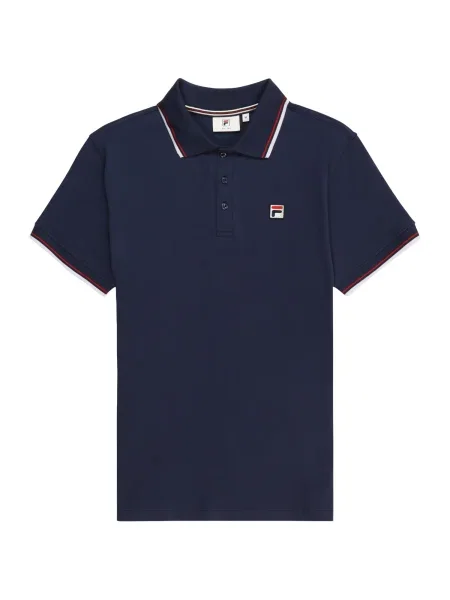 FILA Majica Biella temno modra / rdeča bela