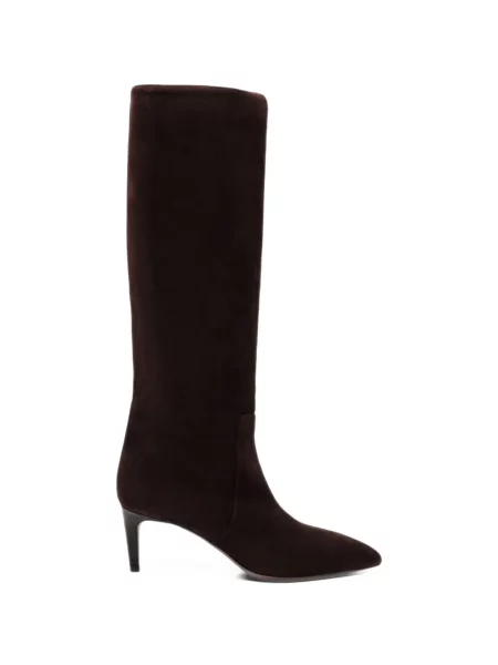 Botine Paris Texas din piele de căprioară maro